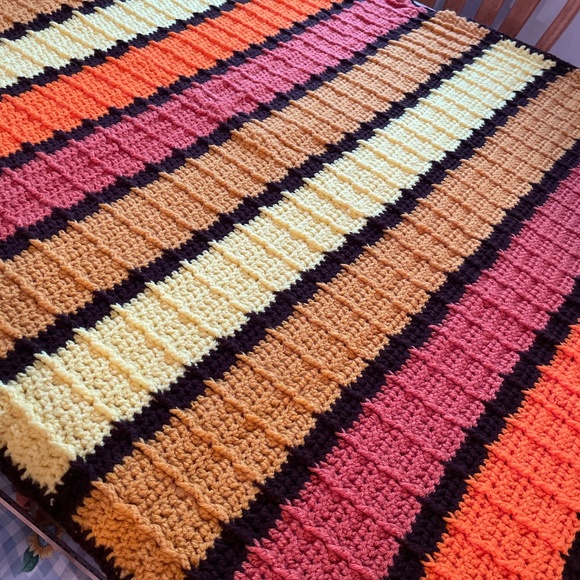 Hand Crafted Other - Handmade beautiful afghan 40x 52 inches NWOT